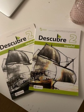 Podręcznik + ćwiczenia do hiszpańskiego DESCUBRE 2