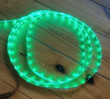 Pasek LED zielony  na odcinki 