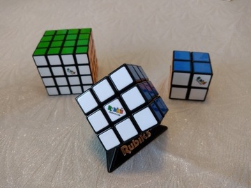 zestaw kostki rubika Rubiks 2x2 3x3 +podstawka