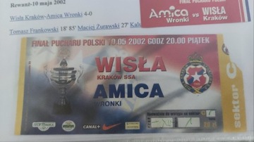 Finał Pucharu Polski 2002 Wisła K-Amica W rewanż