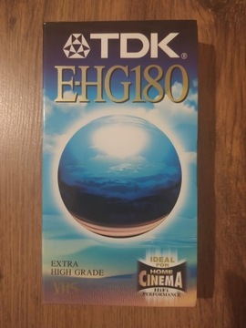 Kaseta VHS TDK E-HG180 nowa zafoliowana