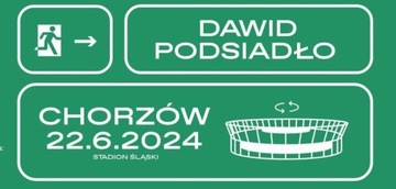 2 Bilety Dawid Podsiadło Chorzów 22.06.2024