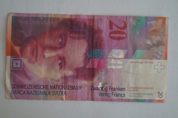 20 franków szwajcarskich, 1994