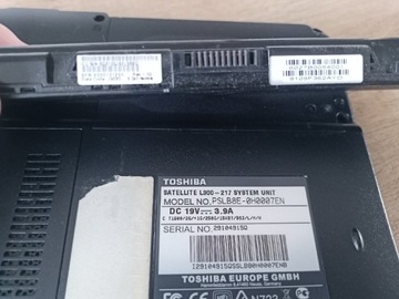 Toshiba ładowarka do laptopa plus bateria oryginal