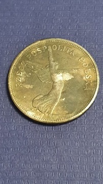 Stara moneta 5 złotych 1928 unikat Polska wykopki