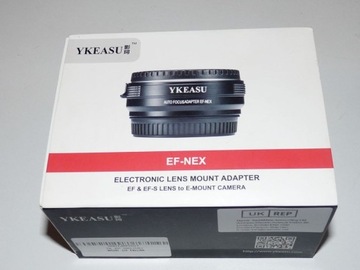 YKEASU electronic auto focus adapter ef-nex