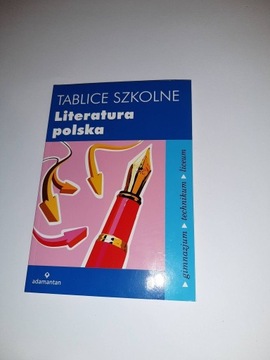 Tablice szkolne literatura polska matura