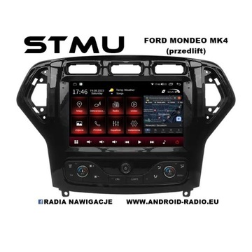 Radio android 9" FORD MONDEO MK4 07-10