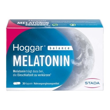 HOGGAR Melatonin 30 kapsułek * POMAGA W ZASYPIANIU