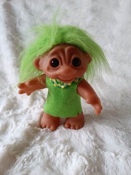 Figurka Troll Dam Denmark 1984 vintage prl