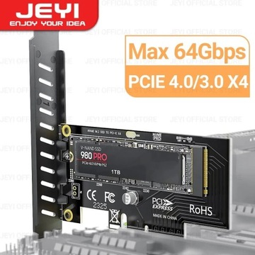 Karta adapter dysku SSD NVME M.2 PCIe