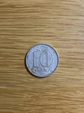 Moneta, Niemcy, 10 Pfennig, 1965