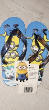 Klapki Dziecięce Minionki 32/33 Nowe