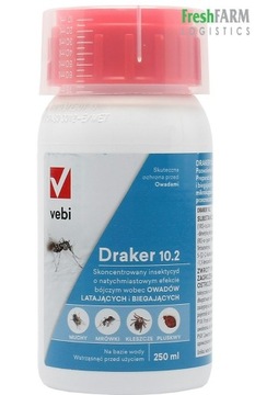 DRAKER 10.2 -250ml- koncentrat- środek owadobójczy