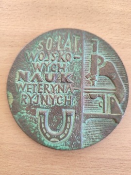 Medal 50 lat wojskowych nauk weterynaryjnych