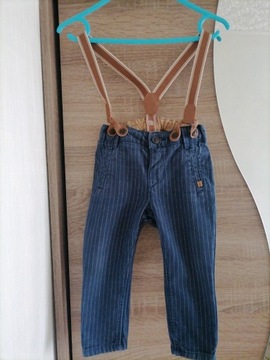Spodnie  jensowe H&M roz 74 (6-9 m-cy) 