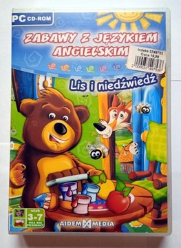 Gra PC CD-ROM Zabawy z językiem angielskim - folia