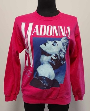 różowa bluza vintage z nadrukiem Madonna True Blue