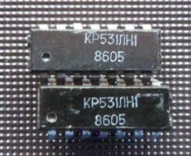 KR531ŁN1  = SN74S04  TTL rosyjski  USSR