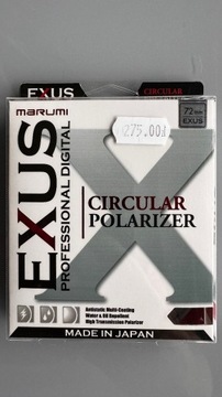 Filtr Marumi EXUS CPL Polarizer PRO 72 mm