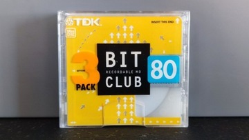 TDK bit club md minidisc japan nowy x3