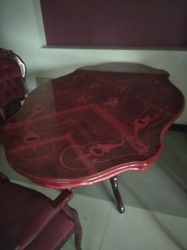 Stylizowany komplet stół + krzesła
