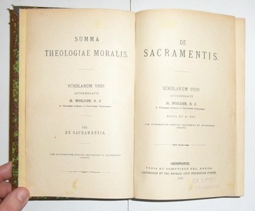 DE SACRAMENTIS SUMMA THEOLOGIAE MORALIS 1923