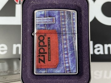 Zapalniczka Zippo 1996 Jeans Collection LeatherTab