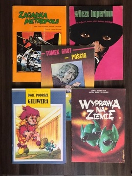 Zestaw 5 komiksów | POLSKIE | 1987-1990
