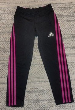 Spodnie Adidas 116 cm 5-6 lat czarne dresy
