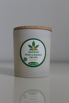 Świeca sojowa CBD SPA 250 ml