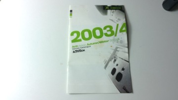 Katalog activision xbox 2003/4 autumn/winter 