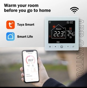 Sterownik termostat Tuya x 7 WiFi