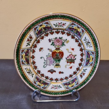 Talerz dekoracyjny 18 cm - chińska porcelana XX w.