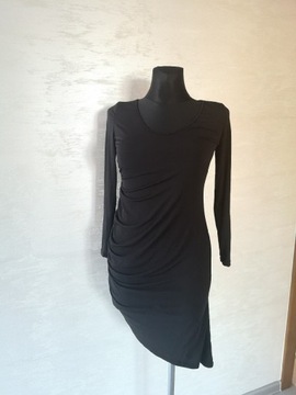 Nowa czarna asymetryczna sukienka 