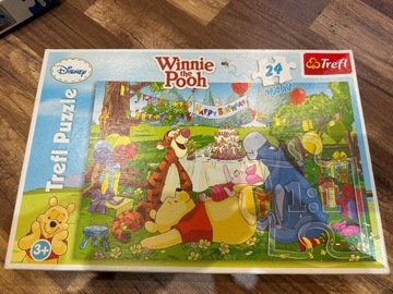 Puzzle Winnie the Pooh Kubuś Puchatek Trefl 24