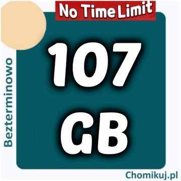 TRANSFER 107 GB BEZTERMINOWO NA CHOMIKUJ