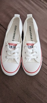 Converse bia?e top damskie 37.5