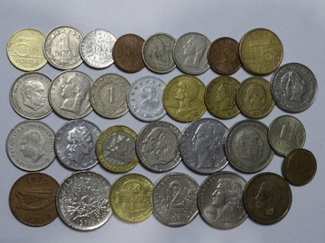 Europa 30 monet każda inna ciekawy mix -A45