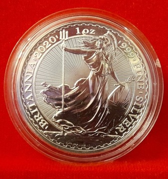 Britannia 2020 - 1 oz Ag srebro