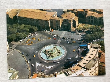 Rzym plac Republiki Esedra pocztówka Włochy
