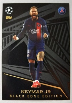 TOPPS CHAMPIONS LEAGUE 2024 BLACK EDGE NEYMAR 496