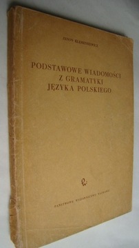 Podstawowe wiadomości z gramatyki języka polskiego