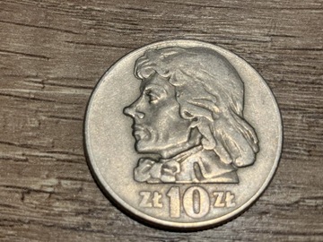 Moneta T. Kościuszko bez znaku mennicy 1960r. 