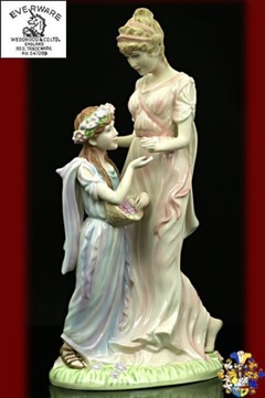 Wedgwood Delikatna chwila figurka sygnowana 30 cm