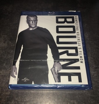 Bourne Kolekcja 5xBlu-Ray Lektor PL Folia