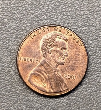1 cent USA 2001 amerykański cent