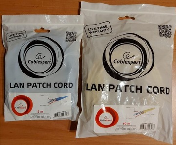 Patch cordy kat. 6 (5 i 10 m) 2 szt.