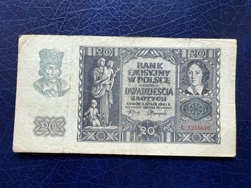 20 złotych 1941 ser. L