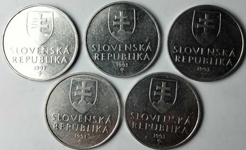 Słowacja 5x2 korony, 1993r. (058)
